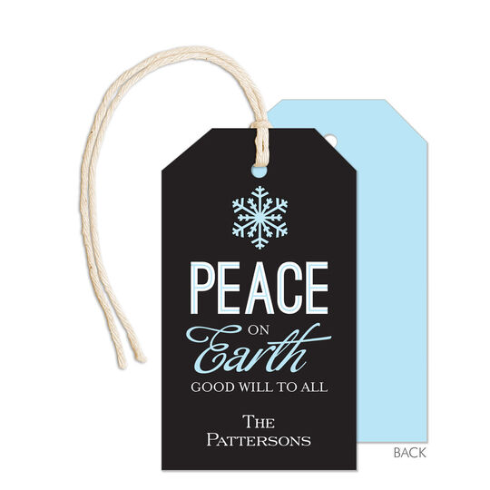 Peace on Earth Hanging Gift Tags